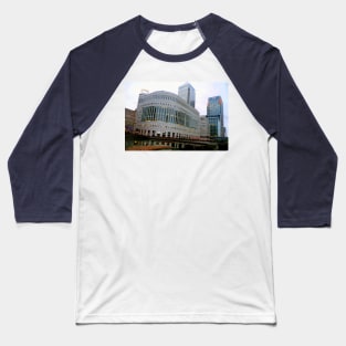Canary Wharf London Docklands England UK Baseball T-Shirt
